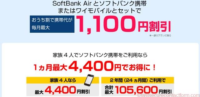 Softbank Air+おうち割光セット
